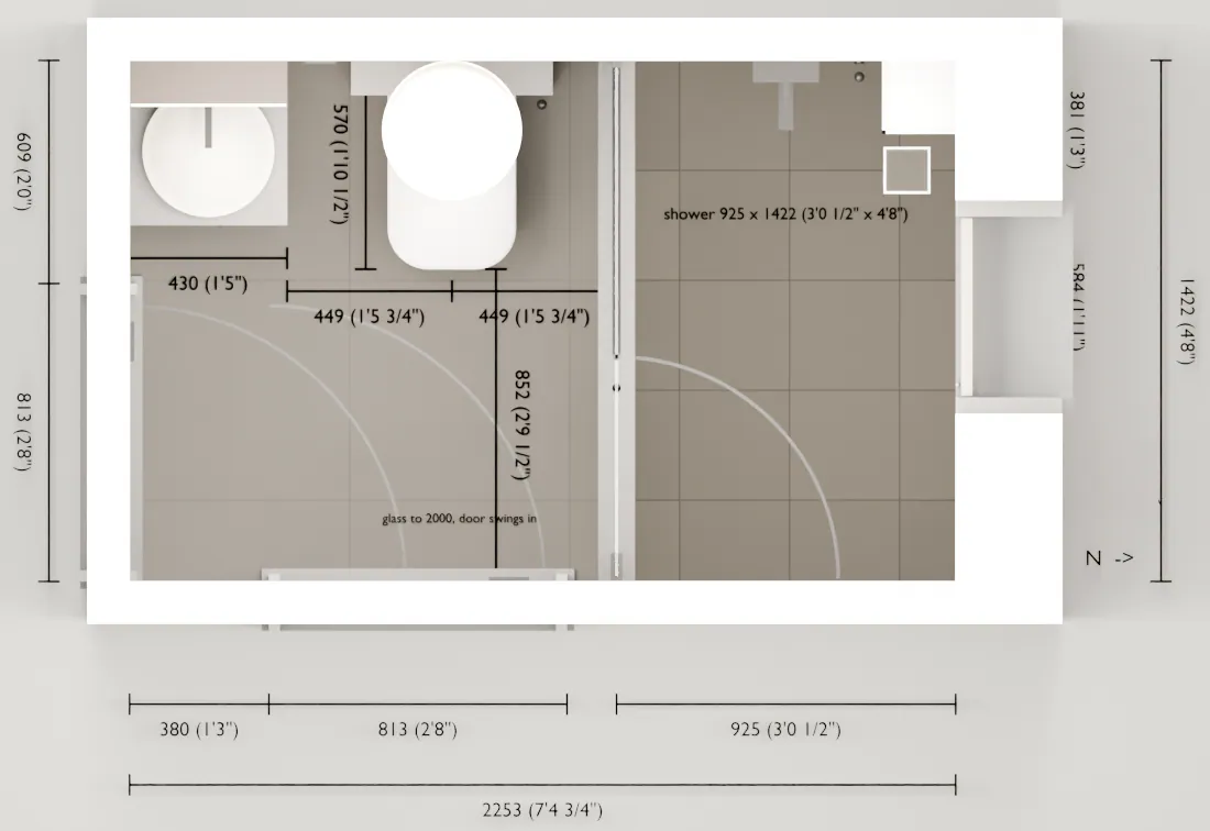 Bathroom plan, version 11 of 13.